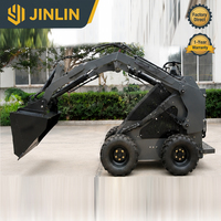 Chargeuse compacte sur chenilles personnalisée OEM, 4 roues motrices, système hydraulique |   Fournisseur d'usine de mini-chargeurs de qualité industrielle