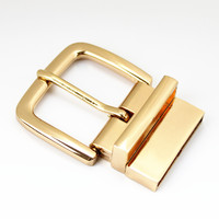 Boucle de ceinture à clip en alliage de zinc plaqué or pour ceinture en cuir 36 mm pour homme MX MX-239