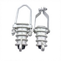 Pince de tension isolante Ruipeng Power NXJG pour câble aérien, plaque de tirage en alliage d'aluminium moulé par investissement, quincaillerie de câblage