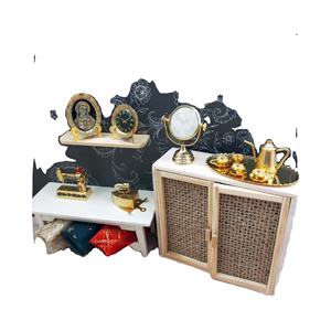Accessoires miniatures pour maison de poupée 1:12 <span class=keywords><strong>Atelier</strong></span> de <span class=keywords><strong>couture</strong></span> doré et é<span class=keywords><strong>l</strong></span>égant - Product Image 1