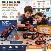 Weebot Robotstorm Kit Educativo STEM 12 en 1, Chasis y Brazo de Tanque Robótico DIY para Niños y Adultos, para la Escuela