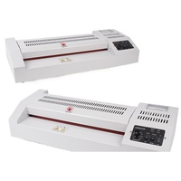 Machine à plastifier ENJOYBONG 460C chaud/froid, 4 rouleaux, largeur 460 mm, épaisseur 1 mm, vitesse 600 mm/min, pour formats A2-A6, usage bureautique
