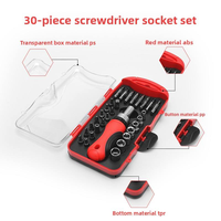 Ensemble de tournevis à cliquet de 61 pièces, kit de précision chromé pour l'entretien des téléphones portables, des ordinateurs portables et des appareils électroniques
