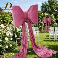 Décorations géantes en forme de nœud rose JINDA, forme classique, pour mariage, fête d'anniversaire, événements