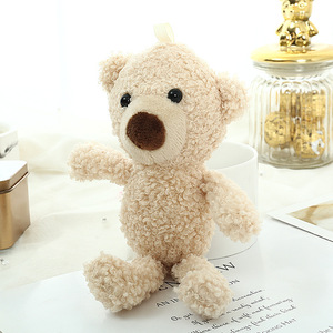 Llavero de Peluche de Osito de Peluche Pequeño de Dibujos Animados de Celebridades, Súper Suave, Unisex, Venta al por Mayor para Aniversarios, Ideal para Aliviar el Estrés - Product Image 4