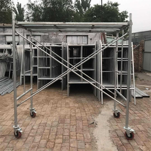 Échafaudage portatif de tour d'échafaudage mobile avec la plate-forme de travail d'échelle pour la construction - Product Image 2