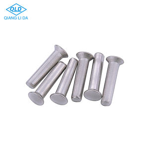Paku Keling Kepala Panjang Solid Stainless Steel Finishing Mengkilap Tanpa Perawatan Diameter <span class=keywords><strong>2</strong></span>.0mm Grade A2/A4 <span class=keywords><strong>Pilot</strong></span> Point Sesuai Standar ISO 3.2mm - Product Image 1