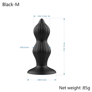 Venta al por mayor de China Plug Anal Grande impermeable de silicona Anal Expansión Butt Plug Ropa interior - Product Image 6