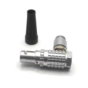 Connecteur circulaire standard FPG.0B.307.CLAD52, 7 broches, prise coudée push-pull pour capteur, équipement de test robotique - Product Image 2