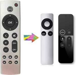 Télécommande universelle de remplacement compatible avec <span class=keywords><strong>Apple</strong></span> <span class=keywords><strong>TV</strong></span> 4K/ Gen 1 2 <span class=keywords><strong>3</strong></span> 4/ <span class=keywords><strong>HD</strong></span> A2843 A2737 A2169 A1842 A1625 A1427 A1469 A1378 A1218 - Product Image 1