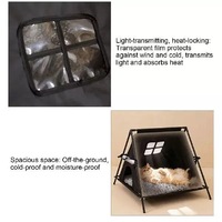Tente pour animaux de compagnie imperméable et chaude pour l'extérieur, abri pour animaux errants, lit pour chat résistant au froid et à l'humidité