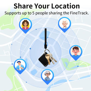 Localizzatore GPS Ricaricabile Compatibile con Find My per iOS e Android, Antifurto per Chiavi e Portafogli con Luce LED, Impermeabile IP65 - Product Image 4