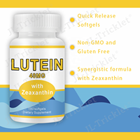 Julong OEM Capsules d'extrait de lutéine beauté, vitamines, protection de la rétine, capsules de lutéine et de zéaxanthine, gélules molles, compléments de lutéine