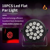 AICPOSE Personnalisation 18x18W 6-en-1 RGBWA+UV IP33 Beam 25 DMX512 Projecteur LED Par pour Fête DJ Scène