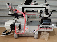 Machine à coudre industrielle SIRUBA VC008 à cylindre multi-aiguilles, point de chaînette double, pour matériaux tricotés et décoratifs