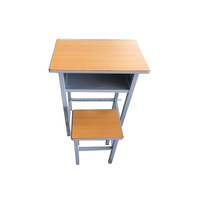Meubles de bibliothèque scolaire en vente chaude 2025, durables, respectueux de l'environnement, design simple, tables de salle de lecture, matériau en fer, étudiants