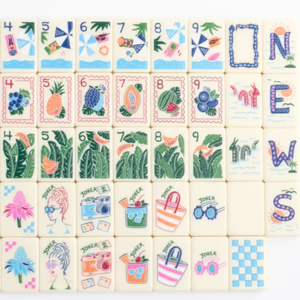 En stock : Tuiles <span class=keywords><strong>de</strong></span> Mahjong américaines en acrylique, monocouche, blanches, peintes <span class=keywords><strong>à</strong></span> la main et gravées, pour jeux <span class=keywords><strong>de</strong></span> <span class=keywords><strong>cartes</strong></span> et d'échecs, <span class=keywords><strong>4</strong></span> <span class=keywords><strong>joueurs</strong></span> - Product Image 1