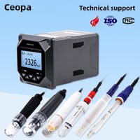 Contrôleur de détection industriel portable en ligne, testeur de pH-mètre, sonde de précision, hygromètre, moniteur en plastique