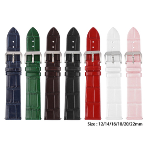 Cinturini per Orologi in Vera <span class=keywords><strong>Pelle</strong></span> di Vacchetta a Sgancio Rapido 12/14/16/18/20/22mm per IWC Uomo <span class=keywords><strong>Donna</strong></span> - Product Image 1