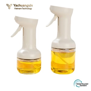Moderna botella de aceite en aerosol con cuerpo de vidrio y tapa de plástico para cocinar, barbacoa, uso en exteriores, para adultos, para todas las estaciones. - Product Image 3