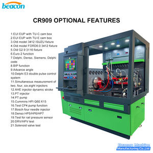 Bancada de Teste Profissional CR909 para Injeção de Combustível Diesel, Suporte para Teste de Injetores PT, HPI X15, Q60 e Bombas HP0 - Product Image 4