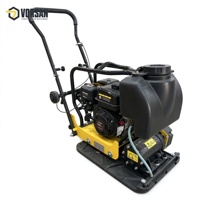 Compacteur à plaques vibrantes 150 kg, facile à utiliser, compacteur de sol thermique portatif pour l'asphalte, le sable et la compactation des fondations