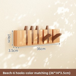 Nuevo Perchero Creativo con Forma <span class=keywords><strong>de</strong></span> Tecla <span class=keywords><strong>de</strong></span> Piano, Perchero <span class=keywords><strong>de</strong></span> Madera Maciza para Montar en la <span class=keywords><strong>Pared</strong></span>, Multiusos - Product Image 3