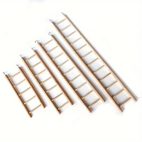 Échelle en bois de pin naturel pour perroquets, sans laque, écologique, jouet suspendu pour oiseaux, cage à oiseaux, fournitures pour animaux de compagnie, vente en gros