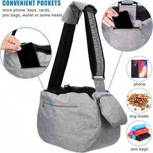 <b>Free</b> Sample Pet Sling Carrier, Fits 15 to 25lbs Extra-Large Dog/Cat Sling Carrier Reversible and <b>Hands</b>-<b>Free</b> Dog Bag with - Product Image 3