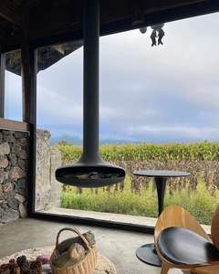 Poêle à <span class=keywords><strong>bois</strong></span> suspendu au plafond, salon, décoratif, autoportant, foyer suspendu, foyer à <span class=keywords><strong>bois</strong></span> suspendu intérieur, chauffage - Product Image 2