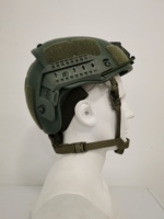 Casque tactique FAST Airframe Wendy OD Green UHMWPE Aramid à coupe haute, casque de sécurité balistique IIIA