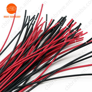 OEM红色和黑色<span class=keywords><strong>2</strong></span>针线束，带电阻电线附件端子压接端钝切预接线可定制 - Product Image 4