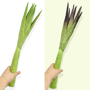 Feuilles de laitue artificielles en PU, réalistes, douces, petites, pour la simulation de fruits et légumes, décoration d'Halloween pour la maison, restaurant, cuisine, fête - Product Image 5
