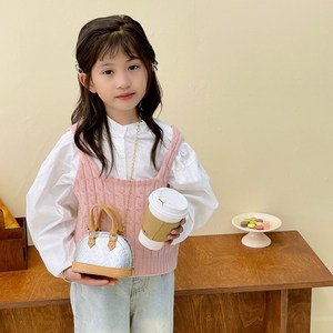 Borsa <span class=keywords><strong>per</strong></span> Bambini 2024 Nuova Moda Europea e Americana Mini Borsa a Conchiglia Goffrata con Chiusura a Zip Elegante Borsetta a Tracolla con Catena <span class=keywords><strong>per</strong></span> <span class=keywords><strong>Bambine</strong></span> Esportazione - Product Image 3