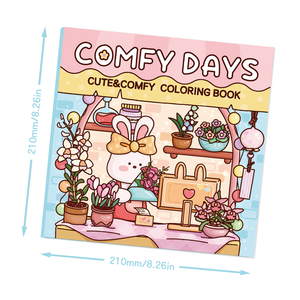 Juguetes de Dibujo Personalizados al por Mayor, Audaces y Fáciles de Usar, para Adultos, Adolescentes y Niños, Lindo y Acogedor Libro para Colorear de 40 Páginas - Product Image 1