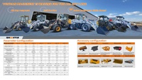 Offre Spéciale Mini-chargeuse-pelleteuse Changjiang Diesel, Capacité de la benne 1,2 m, Système entièrement hydraulique, Pompe de boîte de vitesses, Capacité nominale 2,5 tonnes