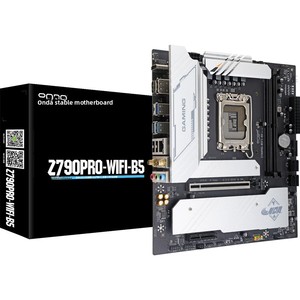 เมนบอร์ดคอมพิวเตอร์ตั้งโต๊ะรุ่นใหม่ Z790PRO-WIFI-B5 รองรับซ็อกเก็ต LGA1700 พร้อม Wi-Fi ช่องใส่หน่วยความจำแบบ Dual Channel DDR5 รูปแบบ Micro-ATX รองรับหน่วยความจำ DDR5 - Product Image 1