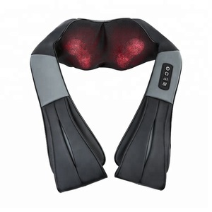 Cinto de Massagem Térmica Elétrico 3D com Amassamento Profundo, Massageador Corporal <span class=keywords><strong>Shiatsu</strong></span> Aquecido para Alívio da Dor no Pescoço, Costas e Ombros - Product Image 1