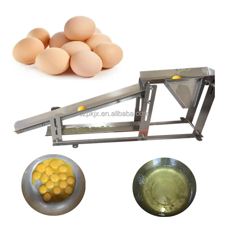 작은 닭 계란 브레이크 기계 500 개 시간 노른자 계란 백색 분리기 기계 계란 분리기 가격
