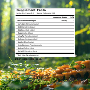 Private Label Mushrooms Powder Contains Lion's Mane With Reishi Supports Active Lifestyles Mushroom Extract Powder - Product Image 2