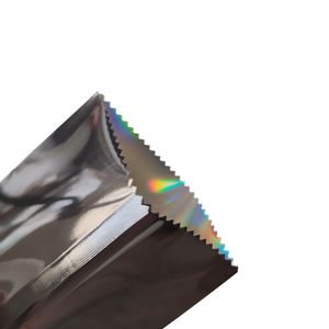 Groothandel Custom Kleine Holografische Aluminiumfolie Verpakking Terug Zegel Ruilkaart Gemetalliseerde Heat Seal Mylar Zakken Voor Verpakking - Product Image 4