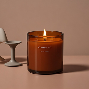 Hộp đựng nến thủy tinh trong suốt, không chứa nến, 8oz 10oz 12oz, kiểu dáng tròn độc đáo, trang trí nhà cửa, quà cưới, bán buôn - Product Image 6