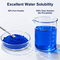 Poudre de peptide de cuivre GHK-Cu de qualité cosmétique, pureté élevée à 99 %, fournie par l'usine, pour les soins de la peau