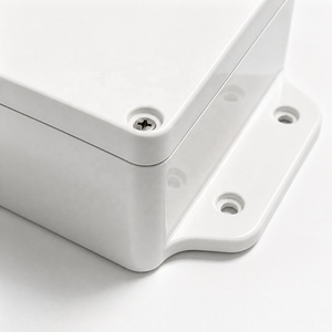 Boîtier en plastique personnalisé, étanche, en ABS, pour applications électriques, indice de protection IP66, blanc, avec bride, boîte de jonction extérieure, boîtier en plastique - Product Image 2