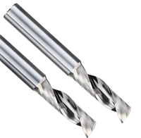 3.175mm Aluminium Simple Flûte Spirale Bits End Mill Cnc Gravure Tungstène Cobalt Alliage Fin Fraisage Carbure Outils De Coupe