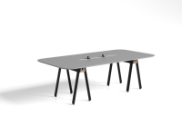 Table de conférence modulable en bois sur mesure pour bureau, série de mobilier moderne, écologique et durable