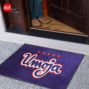 Supplier Nylon Rubber Anti-slip Durable Custom Printed Doormat for Outdoor and Indoor