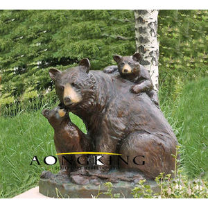 Patung taman hewan beruang kutub realistis, patung <span class=keywords><strong>Churchill</strong></span> beruang kutub - Product Image 5