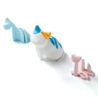 22 Network - Rompecabezas Impreso en 3D de Alta Calidad, Molde de Gato Sorpresa, Juguete Decorativo para Exteriores, Prototipado Rápido para Niños, Tipo ABS/PC