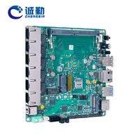 Carte mère industrielle Nano ITX Intel 12e génération N150 N100 N305 N300, routeur pare-feu, 6 ports LAN, 2 ports COM, 1 port DDR5, PoE, HD-IM X86